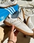 Tênis Samba OG Feminino Branco detalhe dourado Casual