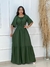 VESTIDO JULIANA LONGO LISO TECIDO VISCOLINHO - Vivi Sonho de Moda