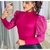 Blusa Tule Manga Longa Luxo Elegante Poá Moda Blogueiras (LUIZA) - loja online