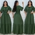 VESTIDO JULIANA LONGO LISO TECIDO VISCOLINHO - loja online