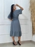 VESTIDO JULIANA MIDI LISO TECIDO VISCOLINHO - comprar online