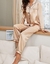 Pijama feminino americano cetim manga longa - comprar online