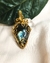 Dije Buena Madre Gota Labradorita Wire Wrapping Dorado - comprar en línea