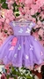 Vestido Jardim Encantado com Pérolas - Lilás na internet