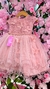 Vestido Jardim das Borboletas - Rosê - Mania de Princesa