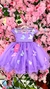 Vestido Jardim Encantado com Pérolas - Lilás - comprar online