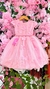Vestido Jardim das Borboletas - Rosa