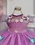 Vestido Céu de Borboletas - Lilás - Mania de Princesa