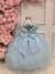 Vestido Céu de Borboletas - Azul na internet
