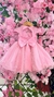 Vestido Jardim Encantado com Pérolas - Rosa - comprar online