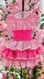 Vestido Caipira - Xadrez Rosa com Branco na internet