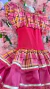 Vestido Caipira - Pink com Amarração - loja online