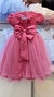 Vestido Butterfly - Rosa Chiclete - Mania de Princesa