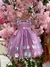 Vestido Céu de Borboletas - Lilás - loja online