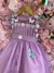 Vestido Céu de Borboletas - Lilás - comprar online