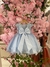 Vestido Flor de Algodão - Azul - comprar online