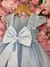 Vestido Flor de Algodão - Azul - Mania de Princesa