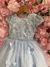 Vestido Jardim das Borboletas - Azul - loja online