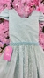 Vestido Lara - Verde Água com Glitter na internet