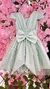 Vestido Lara - Verde Água com Glitter - Mania de Princesa
