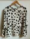 SWEATER PRINT NATURAL OVERSIDE - comprar online