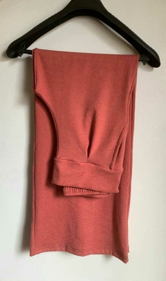 PANTALON PALAZO CON PINZA - TELA DARLON RIB - Urbana.Femme