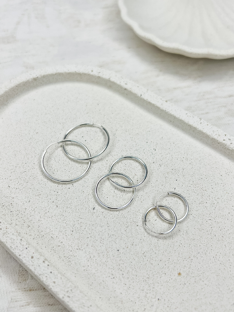 Trio de Argolas Lisas - comprar online