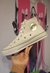 Converse botita blanca cuero