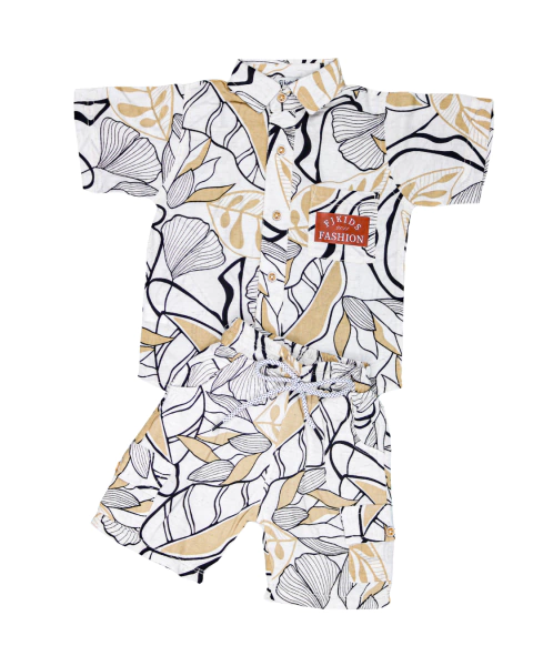 Conjunto Junior Estampado Tropical
