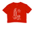 Cropped - Estampa fátima pastorinhos - comprar online