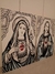 Quadro Trio Sagrado Coração de Jesus, Maria e Terço na internet
