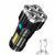Lanterna led tática potente 4 núcleos - FocadoShop