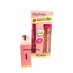 Imagem do Kit Labial Lápis e Gloss Maxi Lips - City Girls