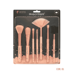 KIT com 7 Pincéis para Maquiagem - Macrilan - comprar online
