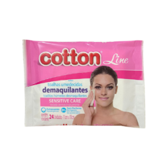 Lenços Demaquilantes Removedor de Maquiagem - Cotton Line