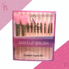 KIT de 10 Pincéis Makeup Brush - Hello Mini