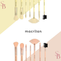 KIT com 7 Pincéis para Maquiagem - Macrilan - Serinna Beauty