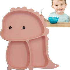 Plato De Silicona Ventosa Divisiones Bebe Infantil Sopapa