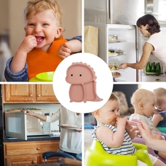 Plato De Silicona Ventosa Divisiones Bebe Infantil Sopapa - OLIMPO.AR