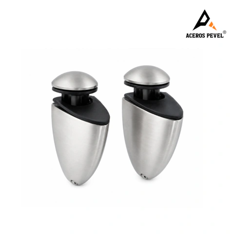 Soporte Vidrio Pico Loro Inox