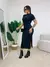 Vestido Midi Canelado Isadora Classy - AshuraWear – Moda para Todas as Ocasiões"