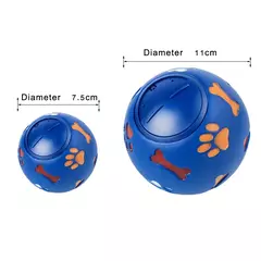 Bola de borracha com dispense de ração