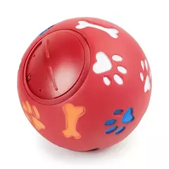 Bola de borracha com dispense de ração