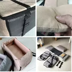Imagem do Cama central de assento de carro portátil
