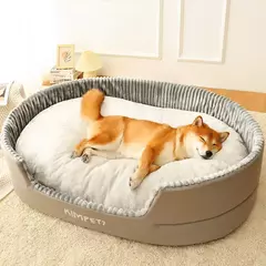 Cama com tapete removível