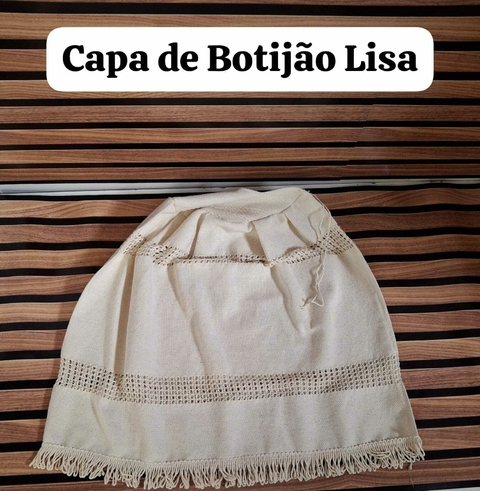 Capa Galão D"Agua Lisa - Fio 4x4 Algodão Cru - Pcte. 10 unidades. - comprar online