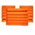 Flanela Limpeza Pequena Laranja 28 x 38 - Pcte. 25 Unidade na internet