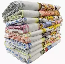 Pano de Prato Estampado Overlock 40x63 Estampas Diversas - Pcte. 25 Unidade. - comprar online