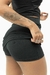 Shorts Saia Fenda Preto - Aura Clothes