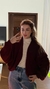 Cardigan Tricot Vermelho na internet